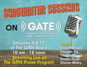 POSTPONED DUE TO INCLEMENT WEATHER! GatePraise this Saturday, March 2